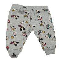 Šedé tepláky s Mickeym a kamarády Disney