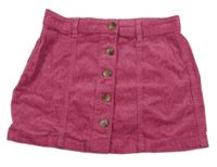 Ružová prepínaci menšestrová sukňa s vreckami George