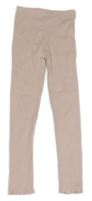 Svetloružové rebrované legíny Kiki&Koko