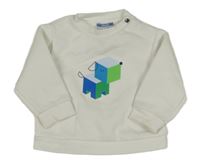 Biela mikina s psíkom