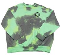 Zeleno-sivá vzorovaná mikina H&M