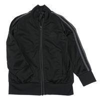 Čierna športová prepínaci mikina s logom Lonsdale