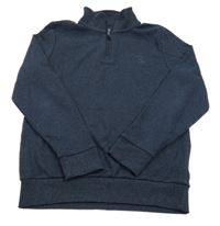 Tmavomodrá vzorovaná mikina Next