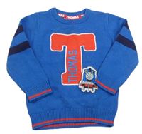 Modrý sveter s Mašinkou Tomášem