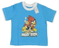Azurové tričko s Angry Birds