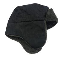 Černá šusťáková beranice s kožúškom George