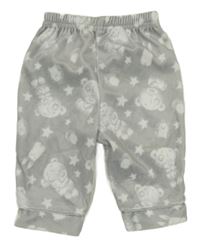 Svetlosivé plyšové tepláky s medvídky - Tiny tatty teddy