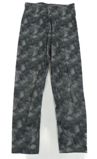 Sivo-béžové batikované legíny Nutmeg