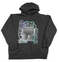 Antracitová mikina s Pudsleym a kapucňou George