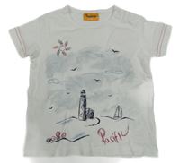 Biele tričko s majákem Impidimpi