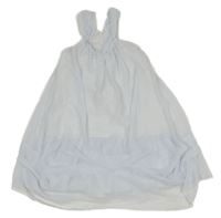 Světlemodré šifonové šaty 