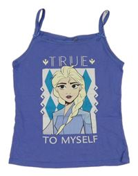 Fialová košieľka  s Elsou Disney