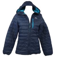Dámská tmavomodrá šusťáková lehce zateplená funkční péřová bunda Trespass