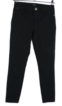Dámské černé softshellové skinny kalhoty River Island 