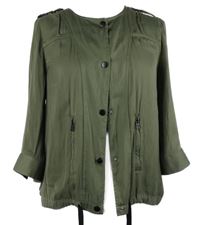 Dámská khaki košilová bunda Only 