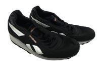 Dámské černo-bílé botasky s pruhy Reebok vel. 40