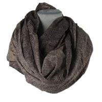 Dámská vínovo-růžová melírovaná límcová šála 