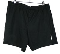 Pánské černé šusťákové sportovní kraťasy Crane 