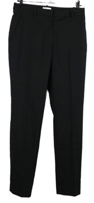 Dámske čierne nohavice s pukmi H&M