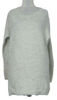Dámsky sivý chlpatý sveter Esmara