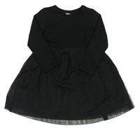 Čierne šaty s tylovou sukní F&F