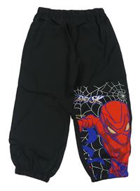 Čierne nohavice so Spidermanem Shein