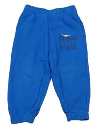 Modré tepláky s nápisom Lupilu