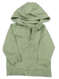 Zelená prepínaci mikina s kapucňou H&M