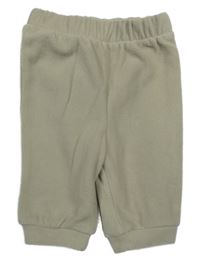 Béžové fleecové nohavice Tu