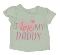 Svetlomodré tričko s nápisom Dopodopo