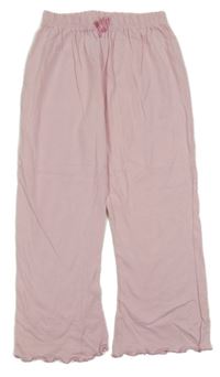 Ružové pyžamové nohavice