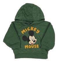 Zelená mikina s Mickeym a kapucňou F&F