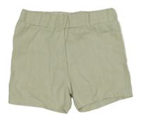 Krémové žíhané plátenné kraťasy LCW