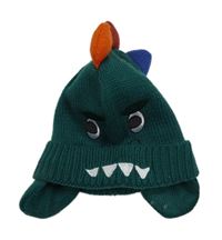 Tmavozelená čepice - dinosaurus Primark