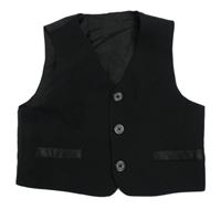 Černá společenská vesta C&A