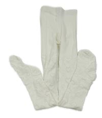 Biele pančuchy so srdiečkami H&M