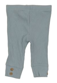 Svetlomodré rebrované tepláky s gombíkmi Tu