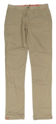 Béžové plátěné kalhoty Baker