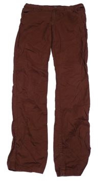 Mahagonové plátěné kalhoty Bench