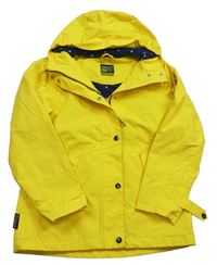 Žltá šušťáková jarná bunda s kapucňou Gelert