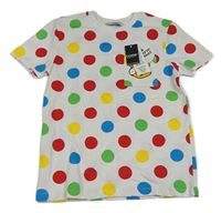 Bílé tričko s Pudsey a puntíky George 