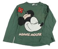 Khaki triko s Minnií Disney