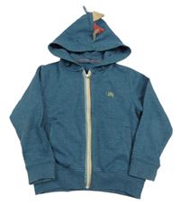 Tmavomodrá propínací mikina s kapucí Next 