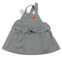 Nové - Šedo-stříbrné teplákové šaty Gee Jay