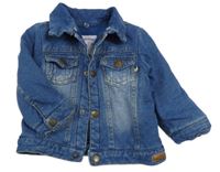 Modrá podšitá teplákovo/riflová podšitá bunda Mayoral 