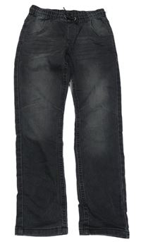 Tmavošedé teplákové rifle Y.F.K. 