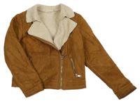 Béžový semišový zateplený křivák Blog