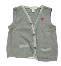 Sivá svetrová prepínaci vesta Obaibi