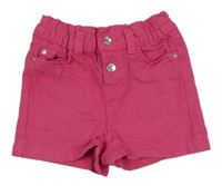 Růžové riflové kraťasy Kiabi