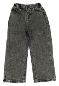 Sivé batikované culottes nohavice Shein
